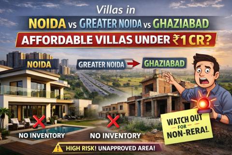 Villa Buying in Noida, Greater Noida &amp; Ghaziabad: Price, Availability &amp; Ground Reality (2026 Guide)