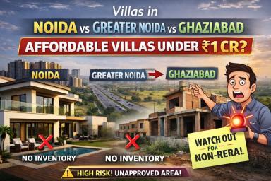 Villa Buying in Noida, Greater Noida &amp; Ghaziabad: Price, Availability &amp; Ground Reality (2026 Guide)